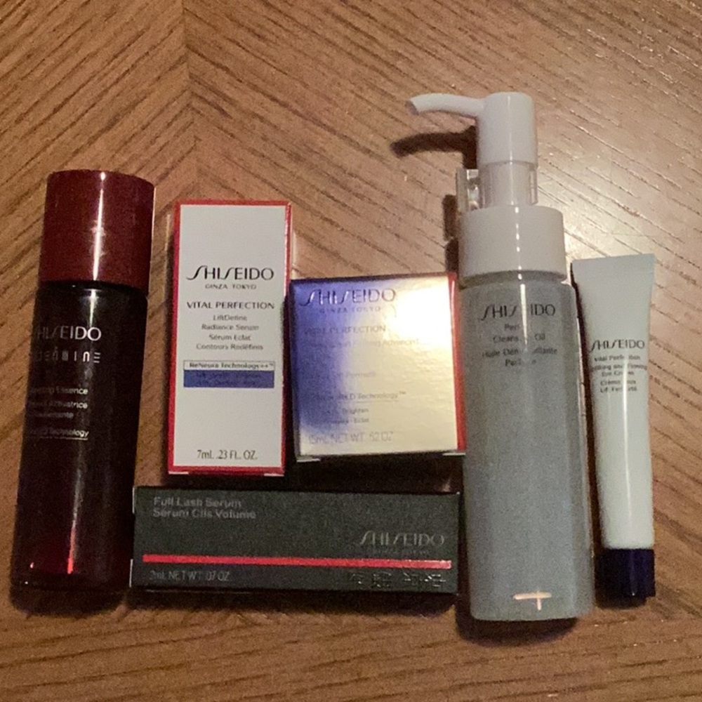 Shiseido Skincare Collection deluxe samples/travel size (6) NEW